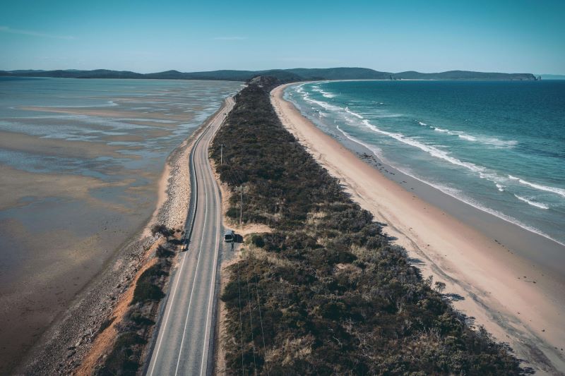 The Neck Crossover at Bruny Island