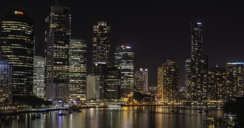 Brisbane at night