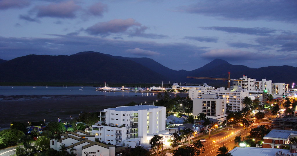 Cairns at night