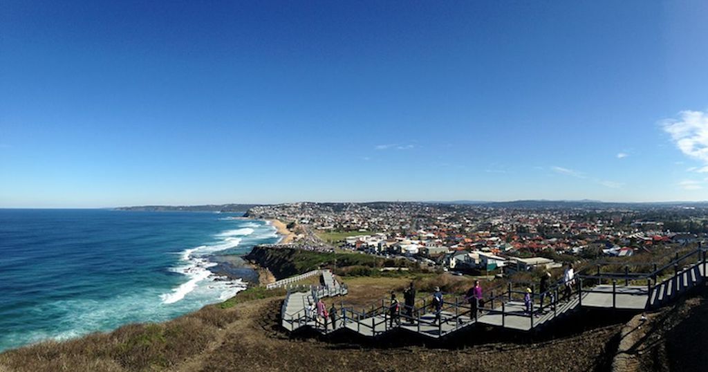 ANZAC walk at Newcastle